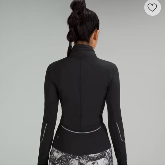 NWT Lululemon NULUX Reflective Running Jacket Black size 12 - Picture 3 of 12